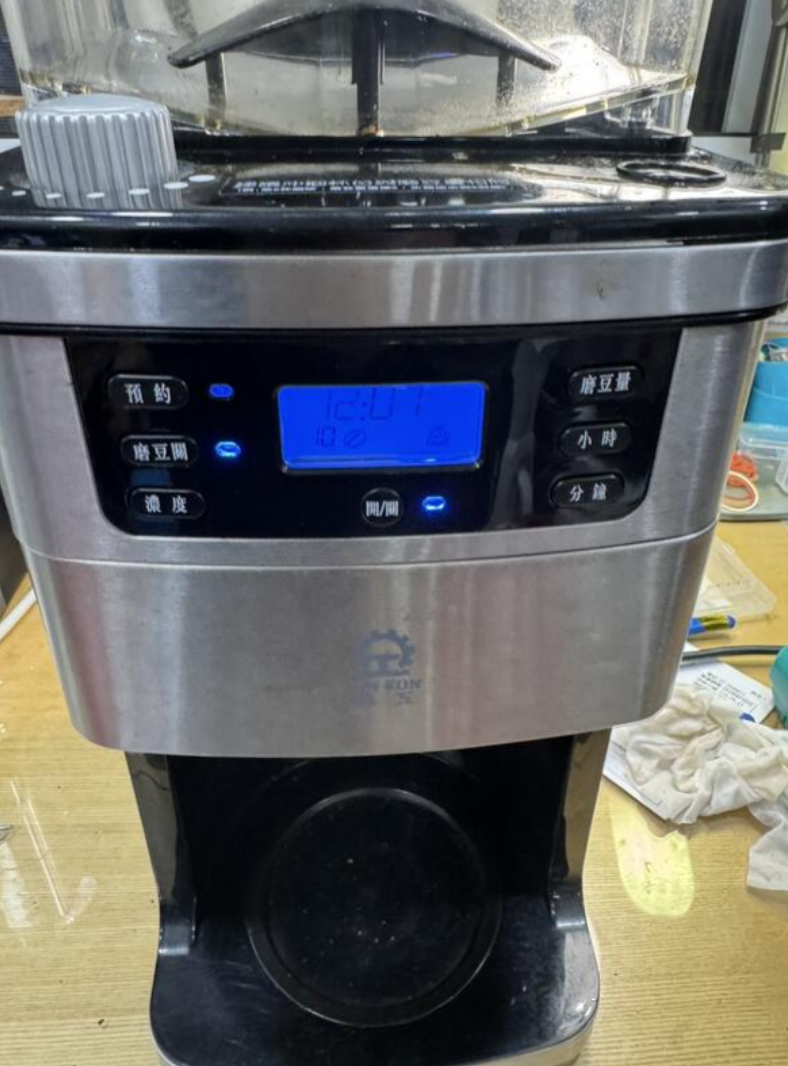 奇機通訊【晶工牌】全自動研磨美式咖啡機 JK-996 按鍵無法控制 維修 保養 清潔